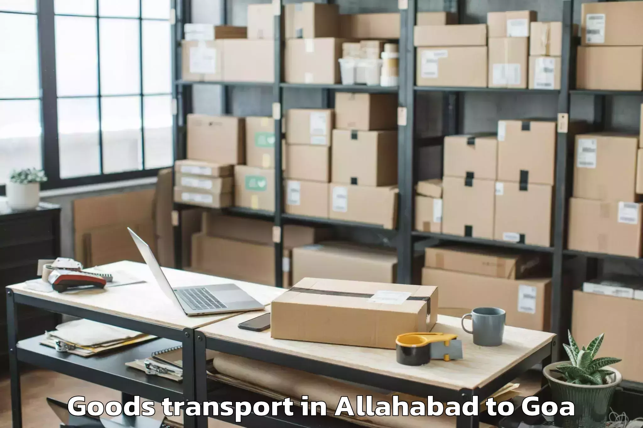 Professional Allahabad to Chicalim Goods Transport